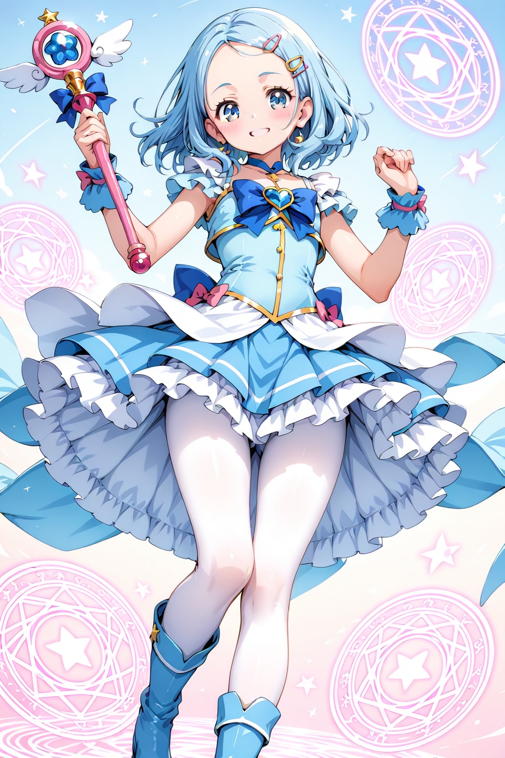 魔法少女ちゃん５１（うみ） | の人気AIイラスト・グラビア