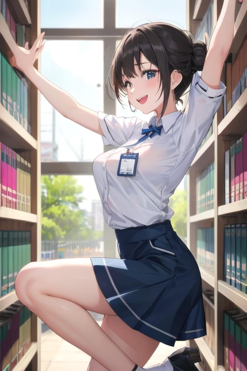 われは図書館の魔術師なぁりぃ、とふざけてくれる楽しい娘