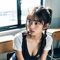 学校の胸チラ 7枚目
