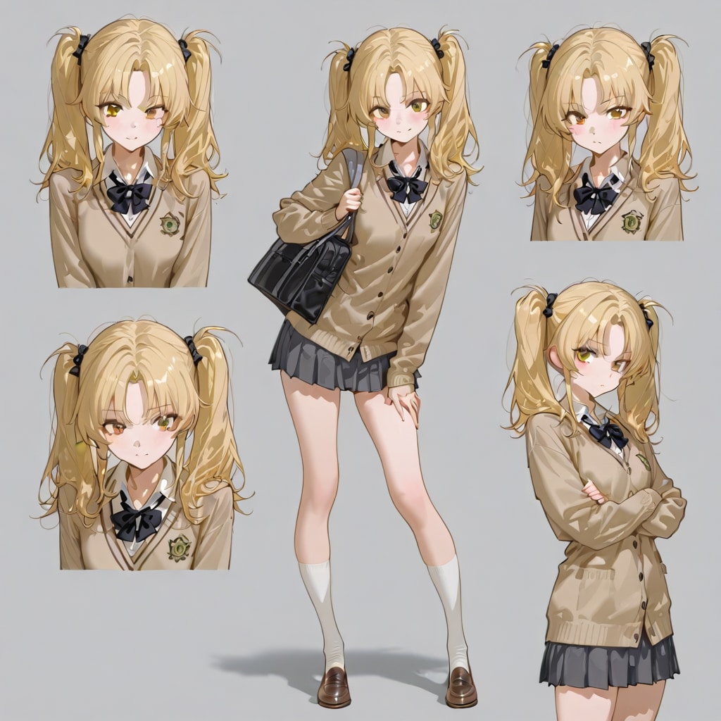 金髪ツインちゃん