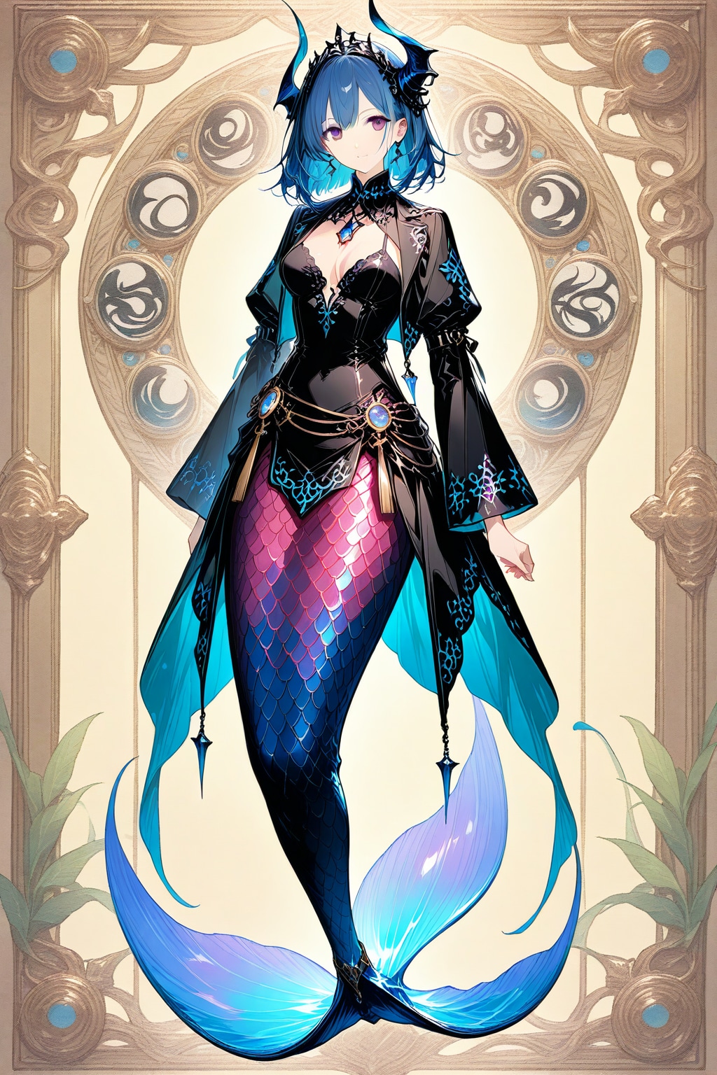 人魚のフィギュア