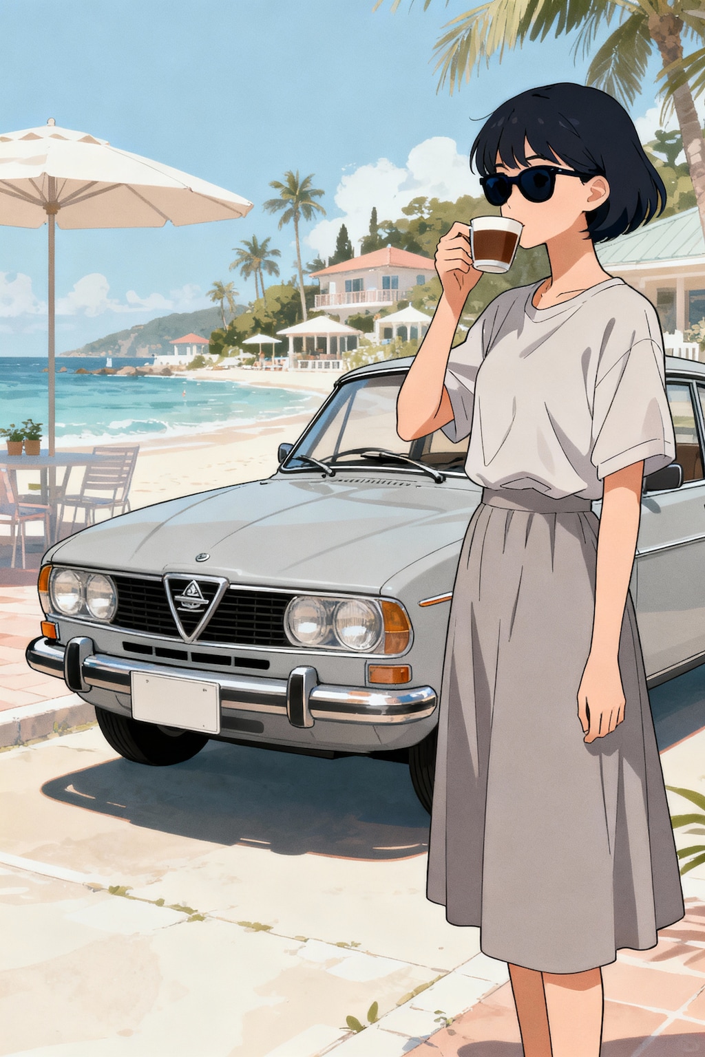 Seedream. 1972s Saab99 とリゾート🌴