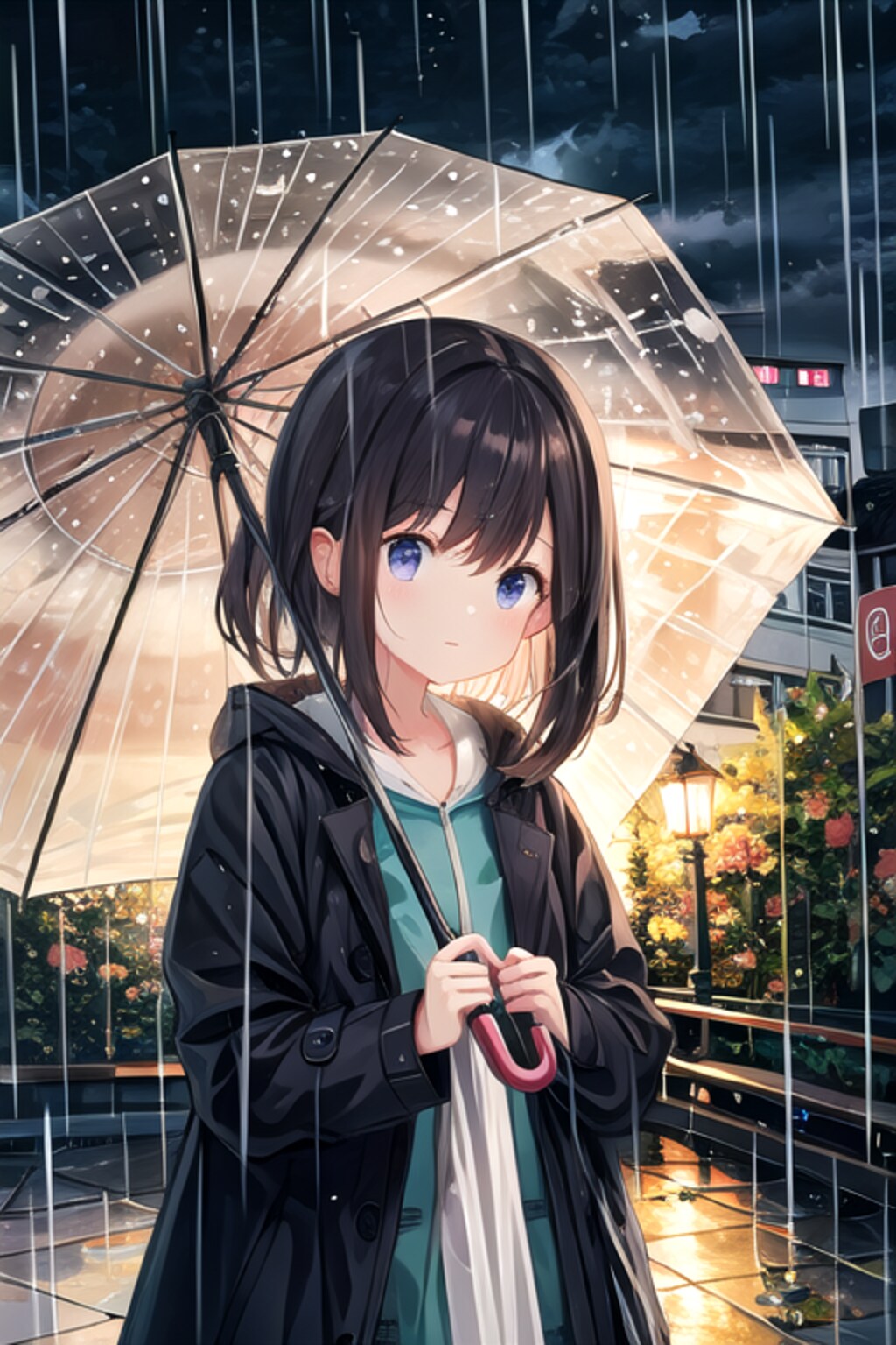 作者近影 ver. FROST+傘検証