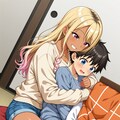 親戚の子に絡んでるギャルの子 2枚目