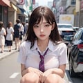 パンツを見せてくる女子高生 2枚目