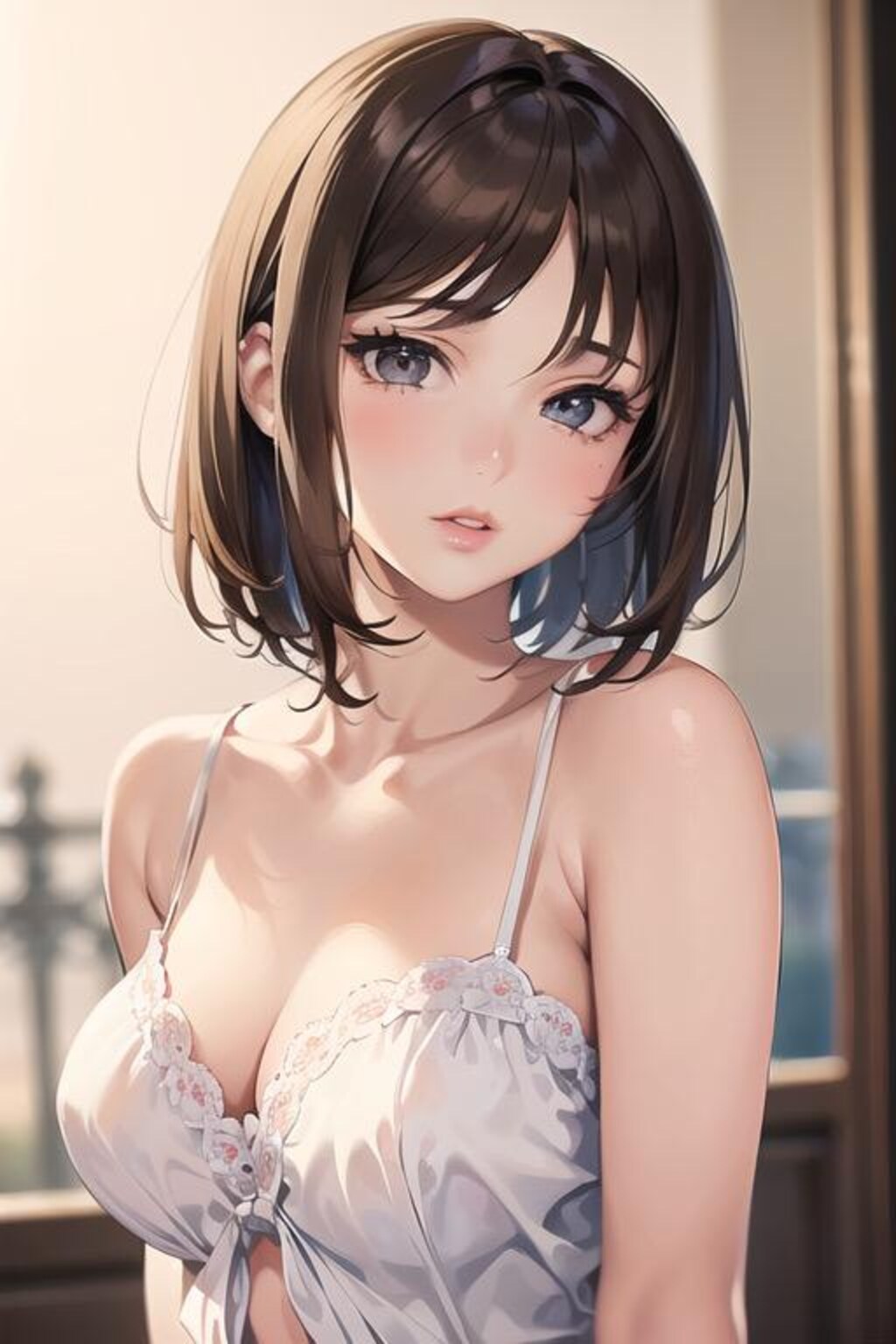 白昼の情事を終えた女