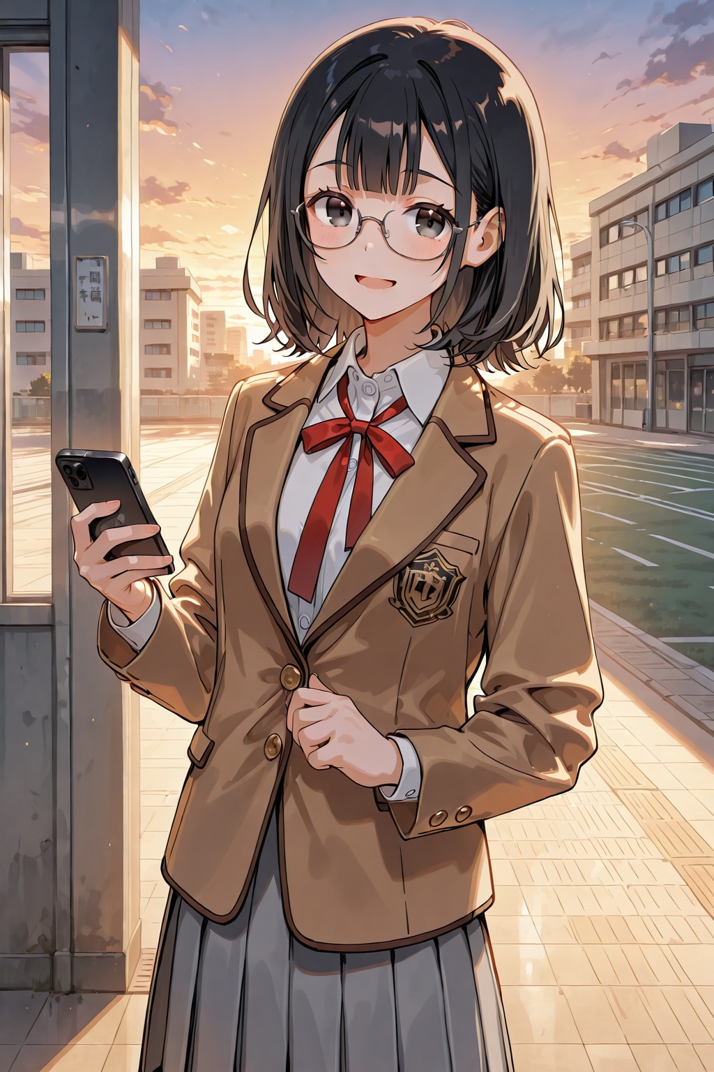 眼鏡×公立ダサ制服女子７