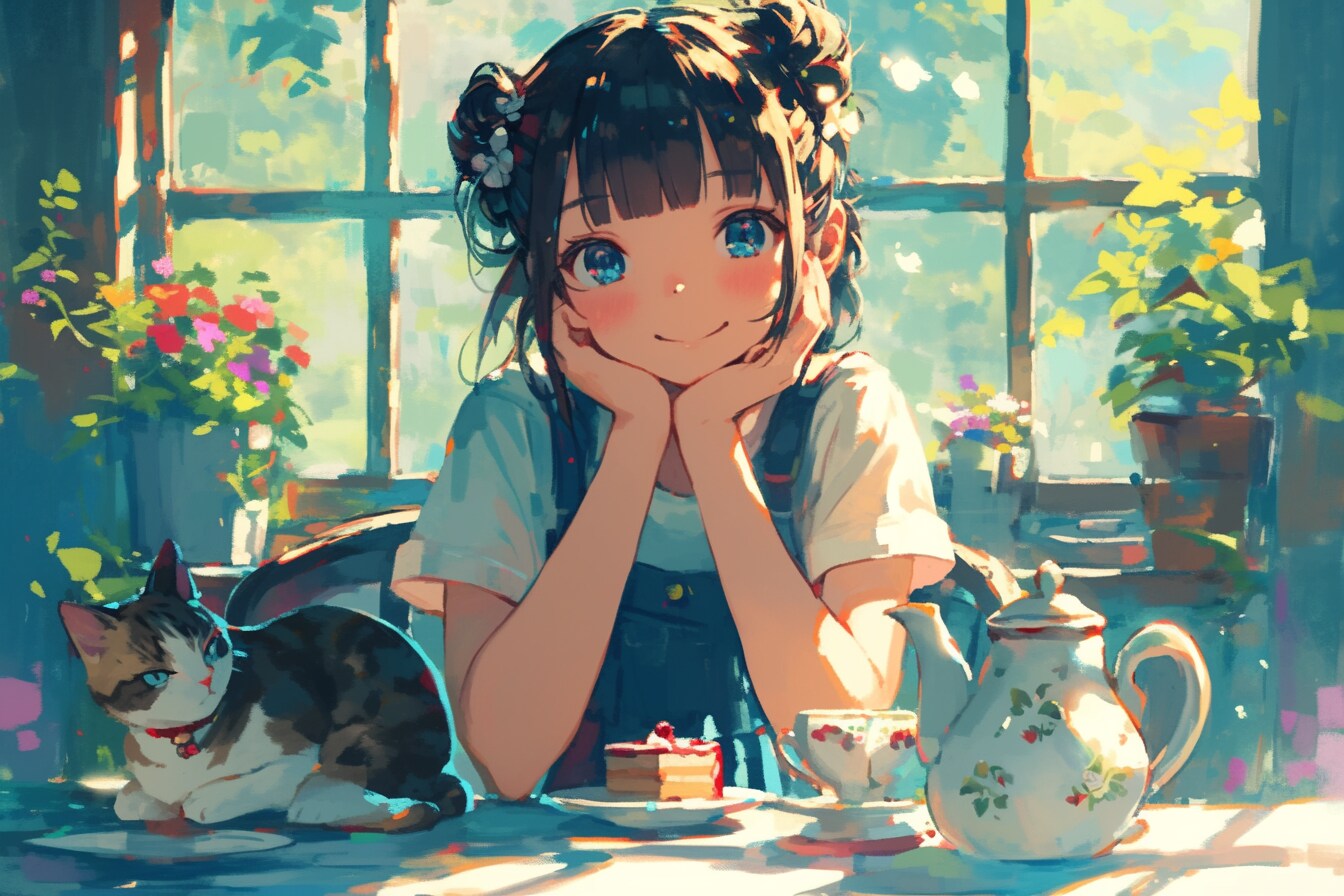 猫🐈とおだんごちゃん🍡✨157 | の人気AIイラスト・グラビア
