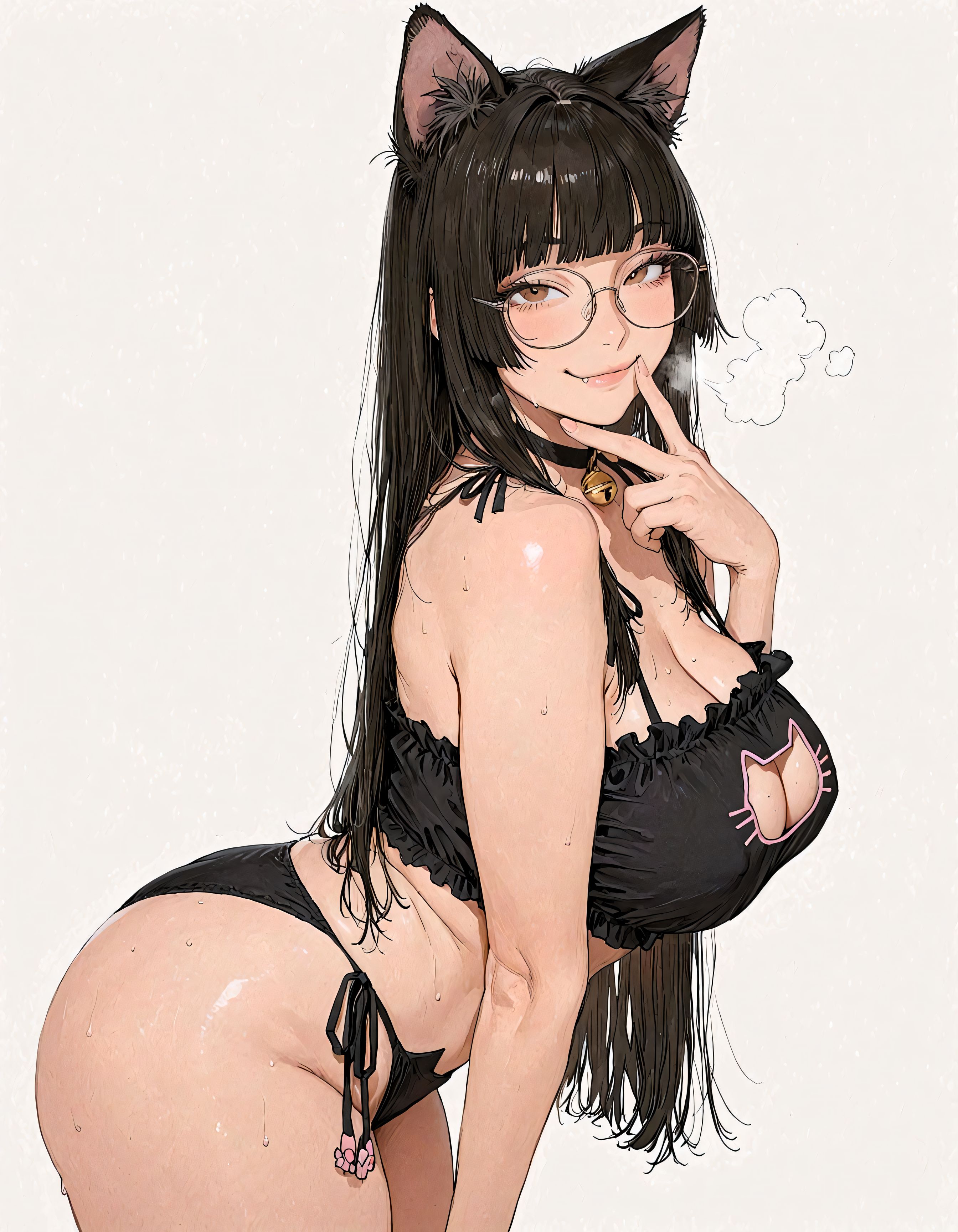 猫耳下着