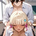 ギャルJK綾華×鍾離 9枚目