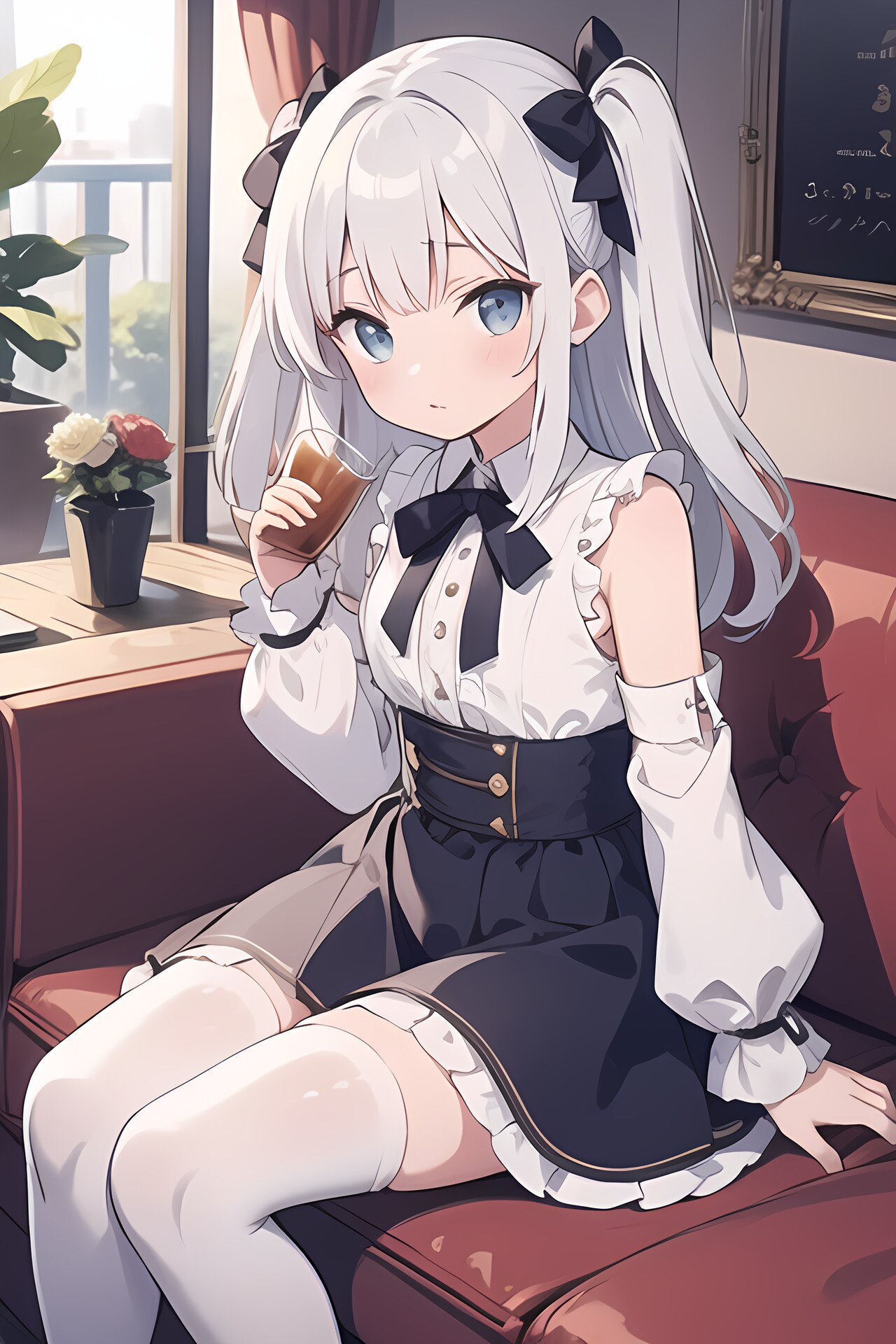 休憩 | の人気AIイラスト・グラビア