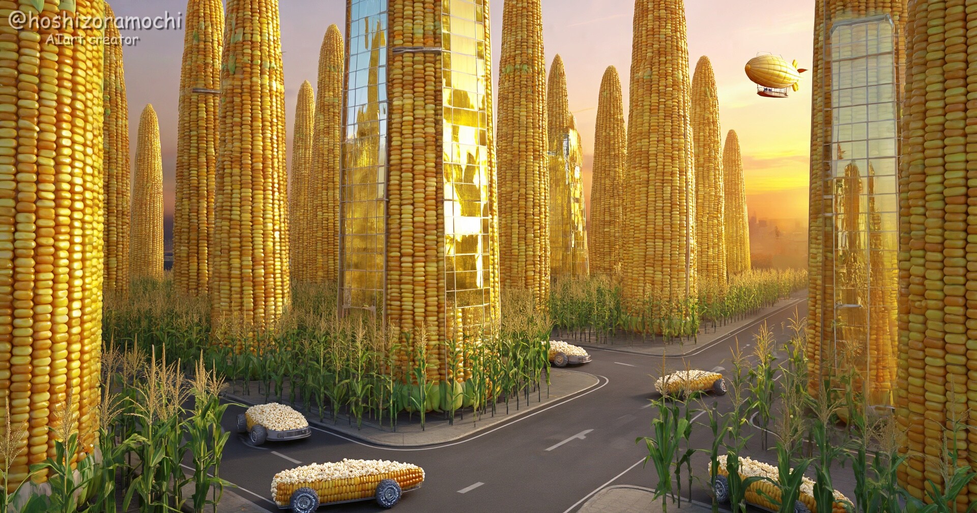 🌽コーン都市、超衝撃！