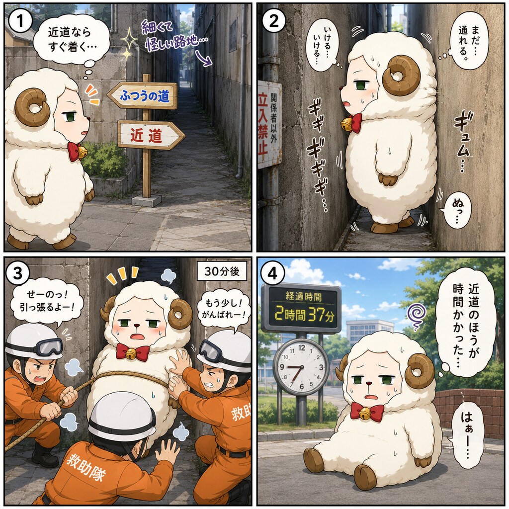 近道の罠