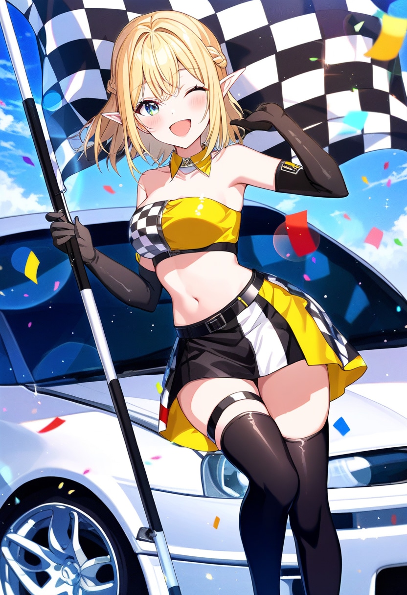 Days AI「レースクイーンの美少女　その４」