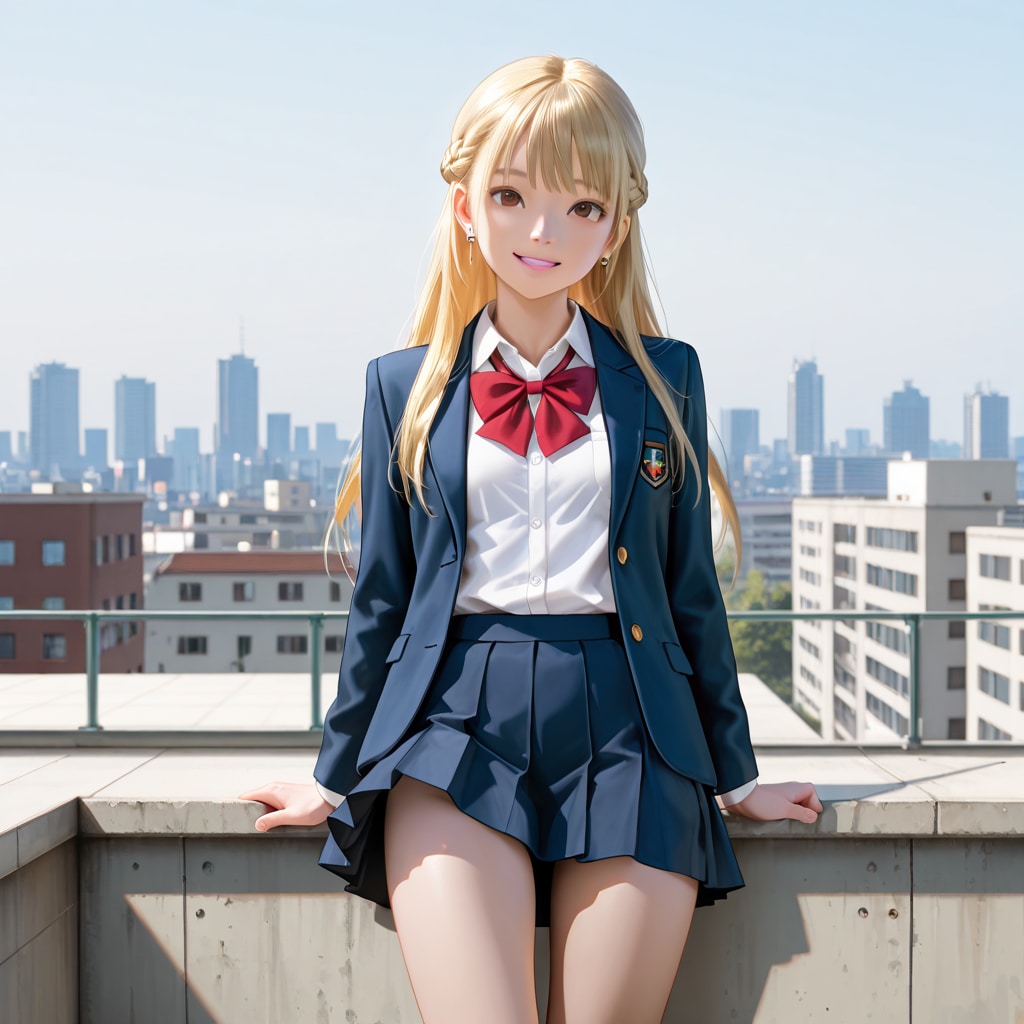 澪奈 school uniform (7)