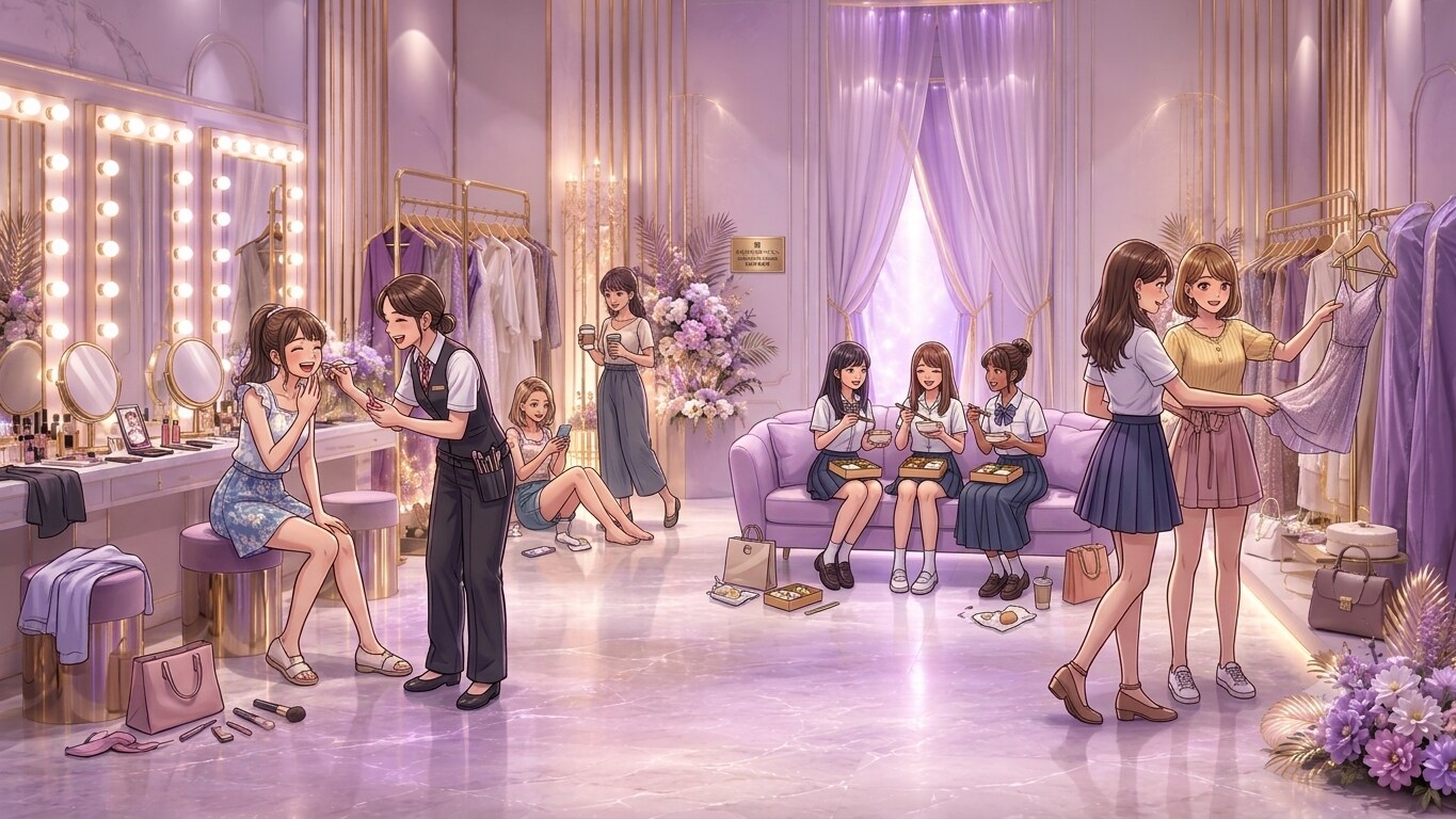 伝説の控室、若き才能に開放 | の人気AIイラスト・グラビア