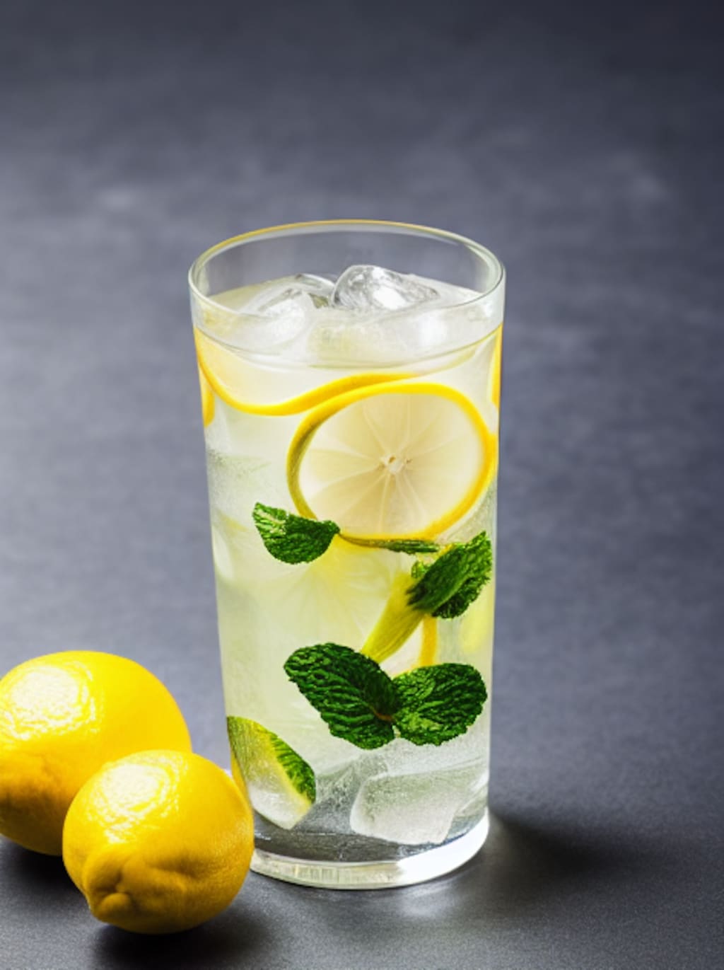 透明な炭酸水