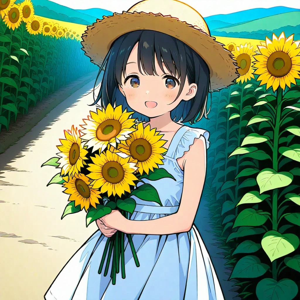 ひまわり少女_2025/08/01