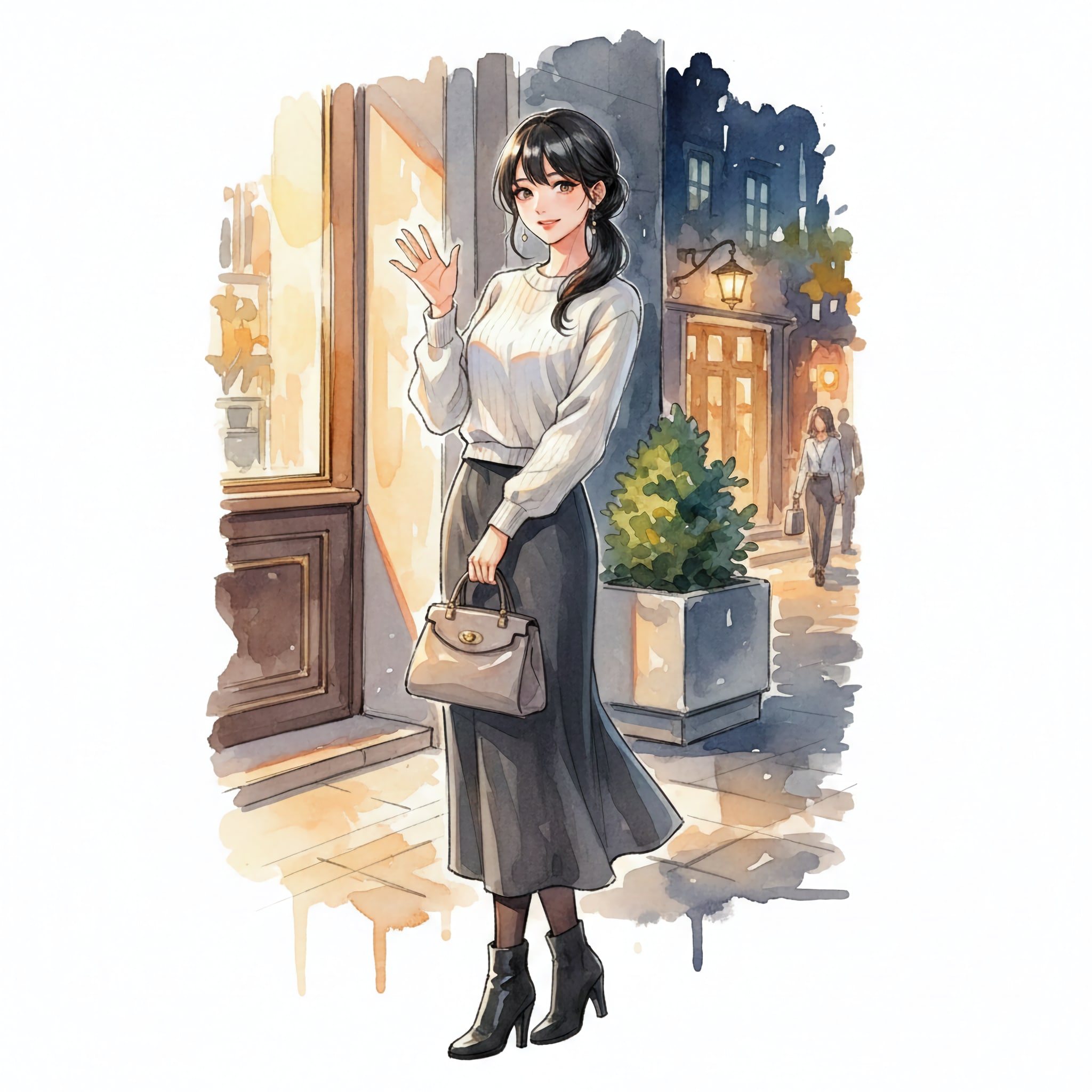 待ち合わせ | の人気AIイラスト・グラビア