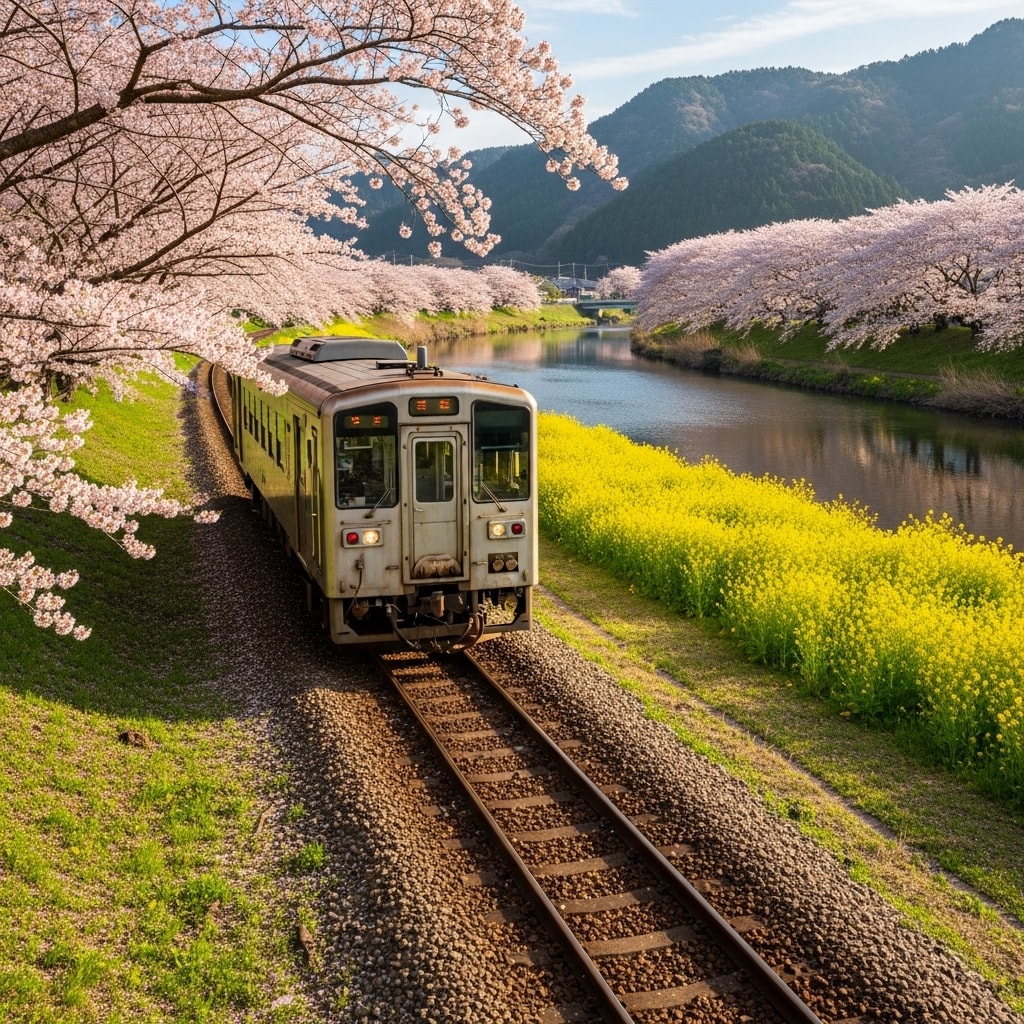 桜咲くローカル線_01