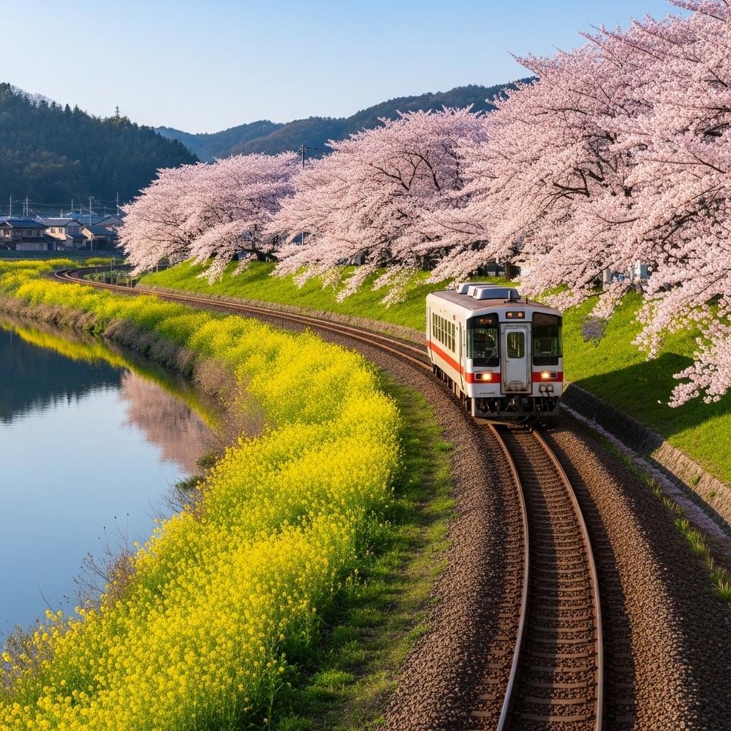桜咲くローカル線_01