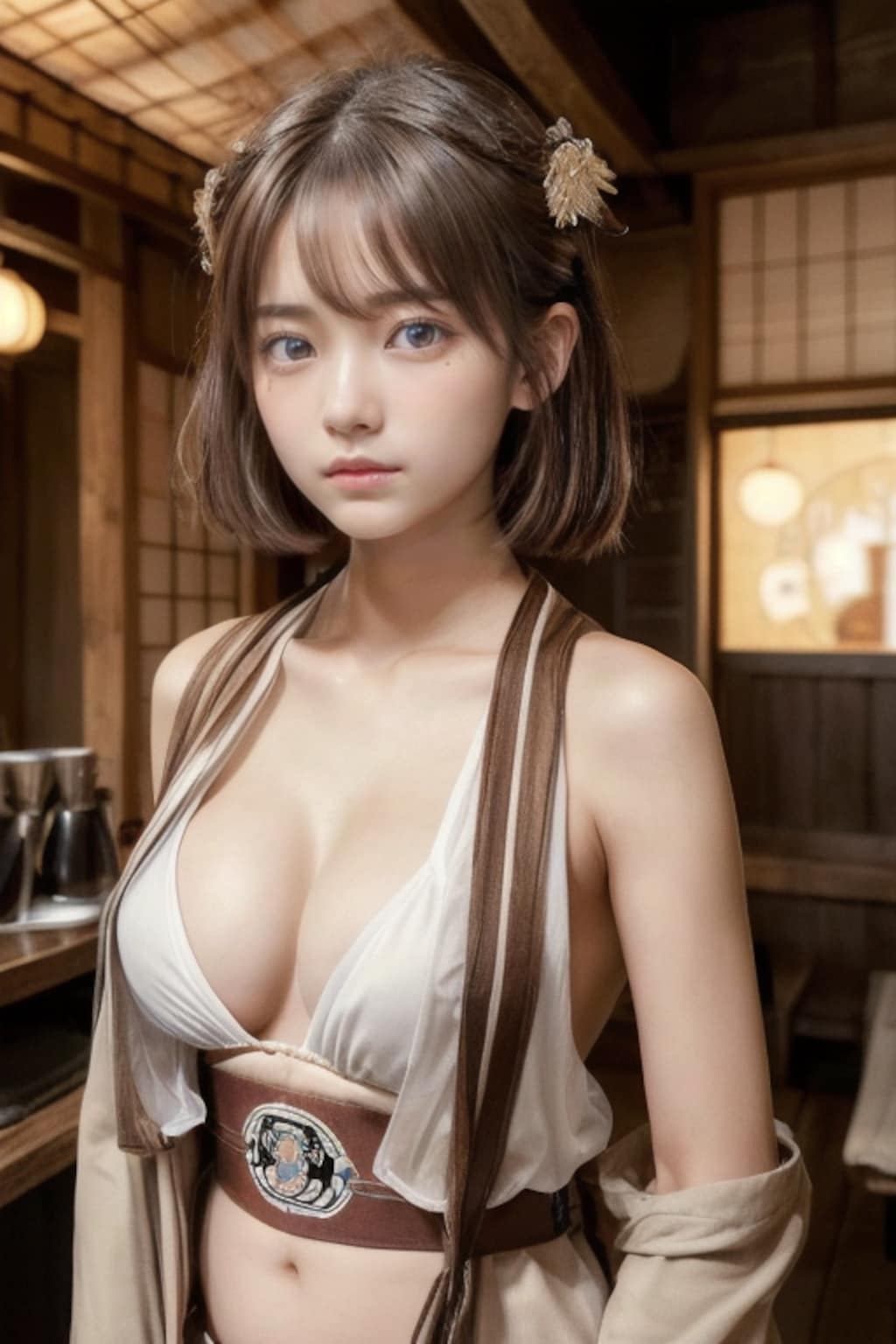 カフェの看板娘