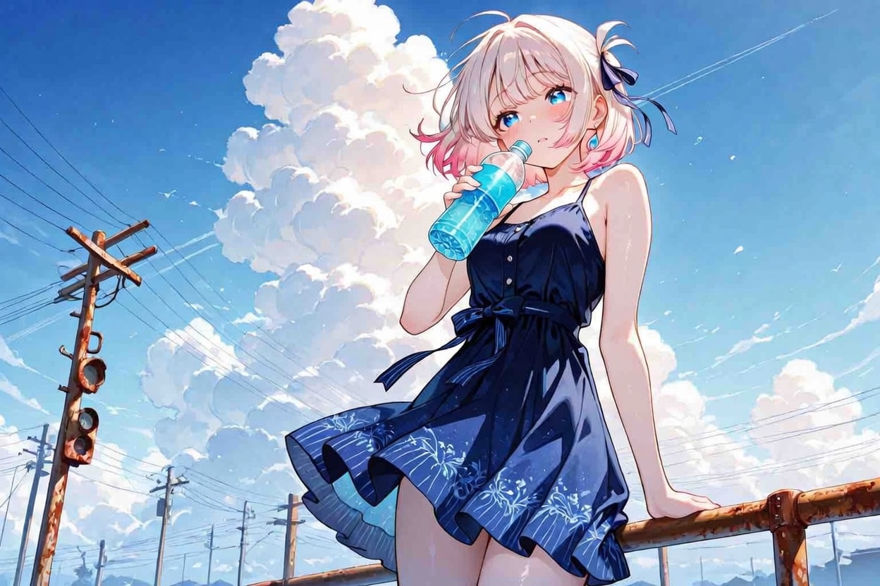 世界の果てと青い風 | の人気AIイラスト・グラビア