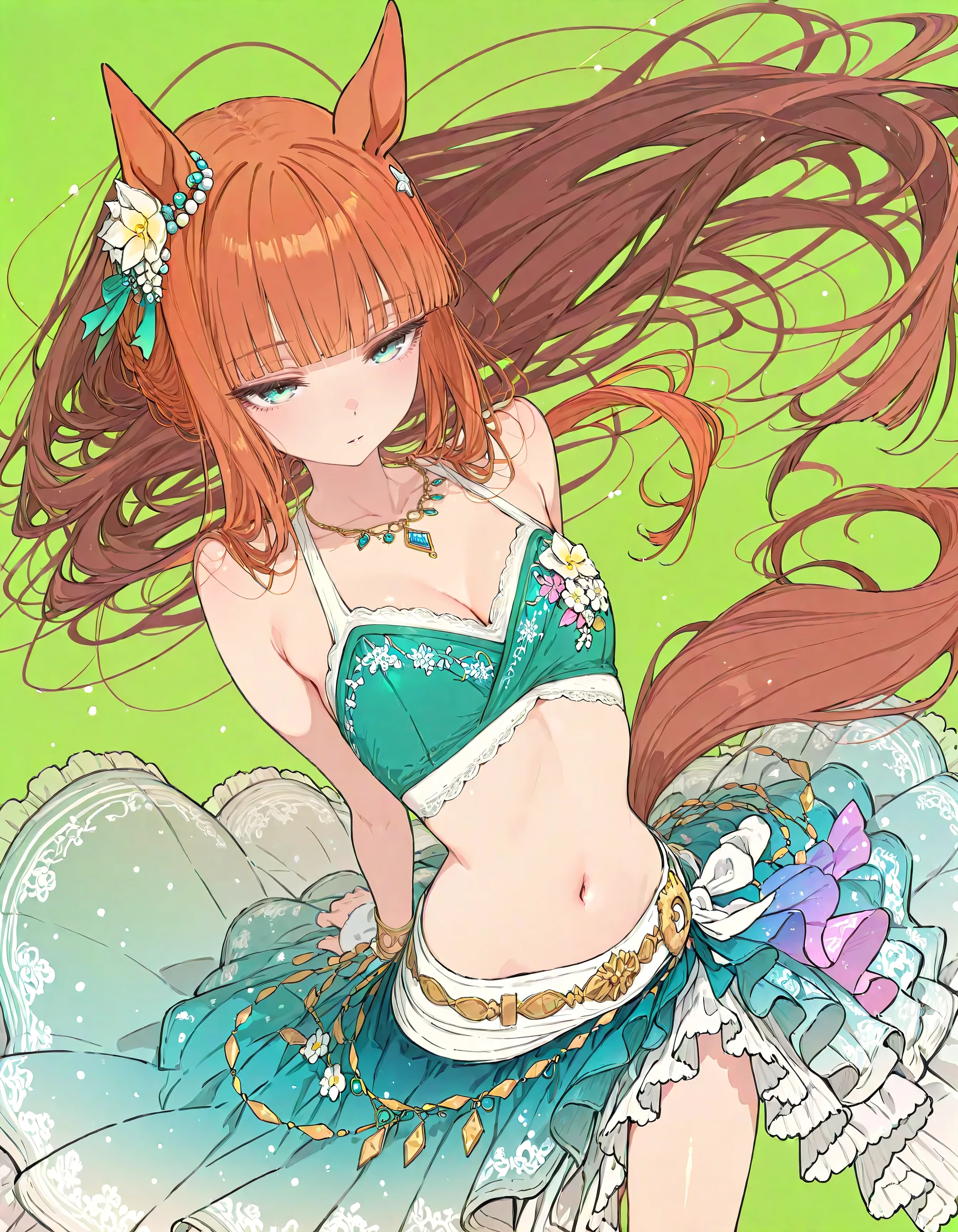 emerald on the waves
