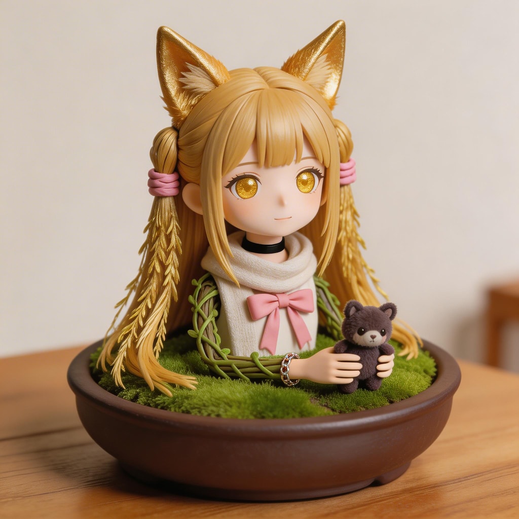 ミラさんを盆栽にしてみ……た？