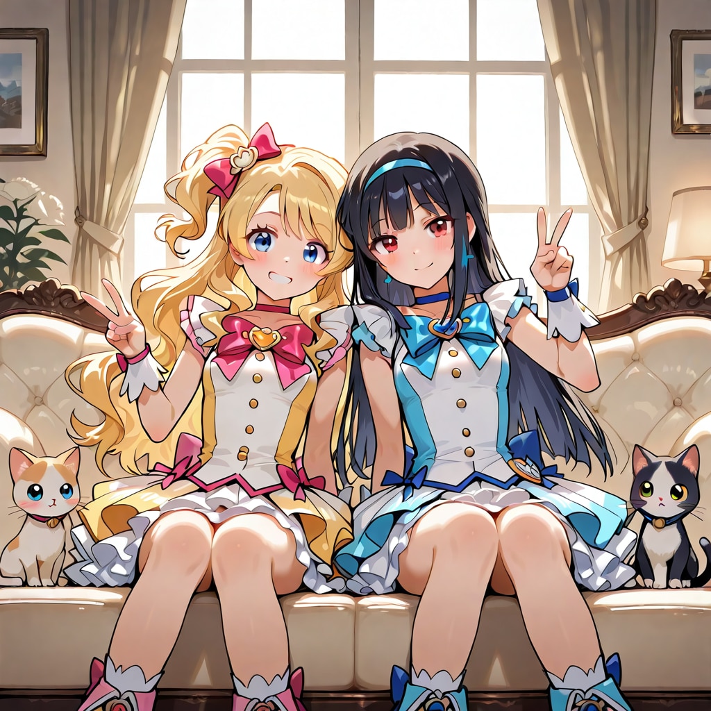 魔法少女風ちちぷいコンビ！