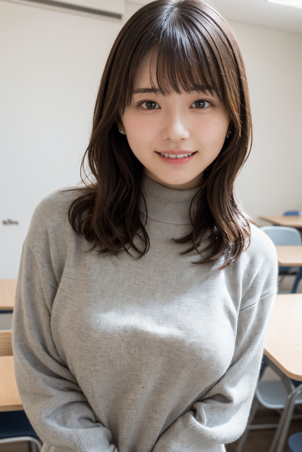 セーターを着てる先生 2