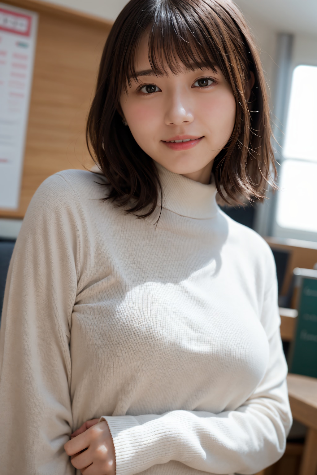 セーターを着てる先生 2