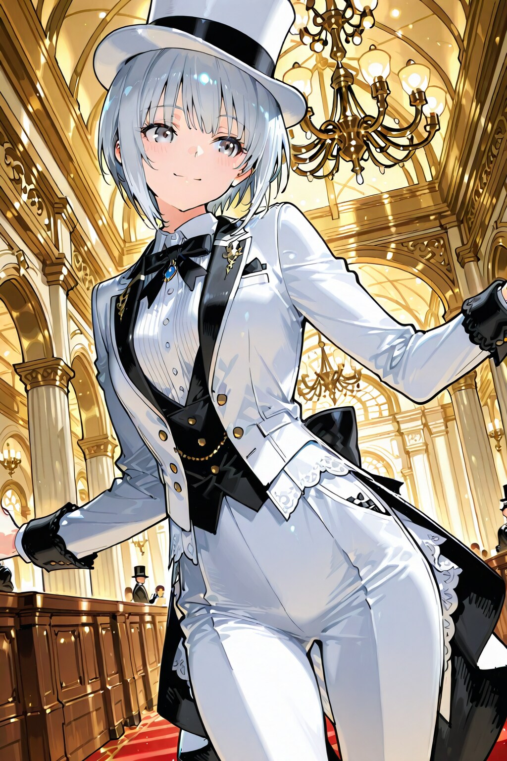 シルクハット | の人気AIイラスト・グラビア