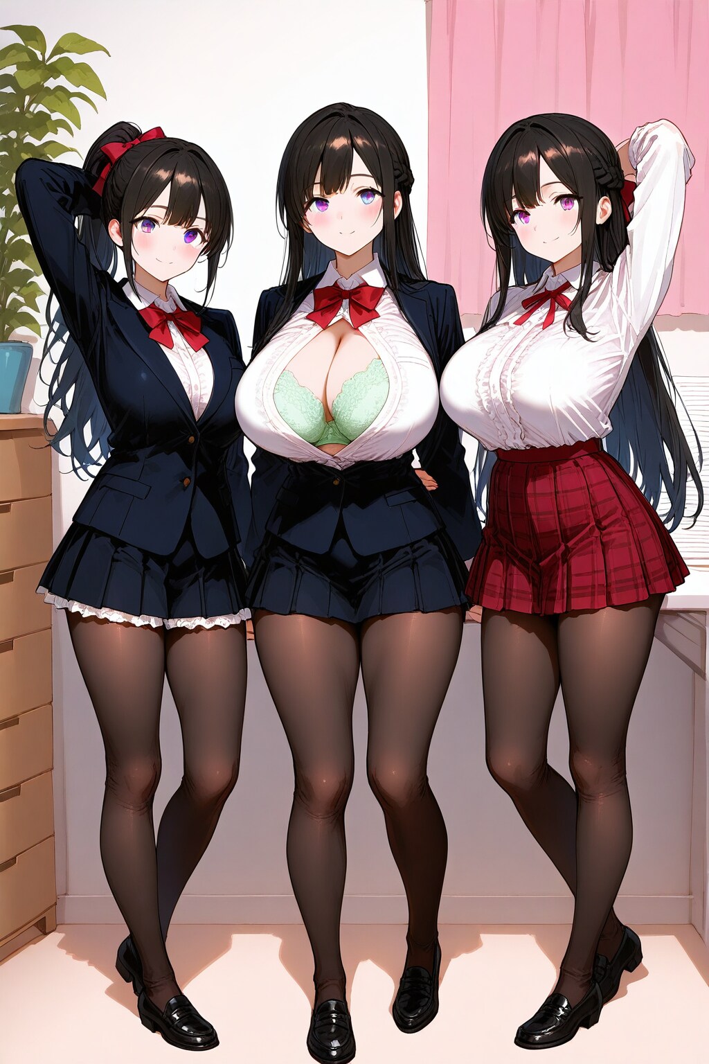 美人３姉妹い