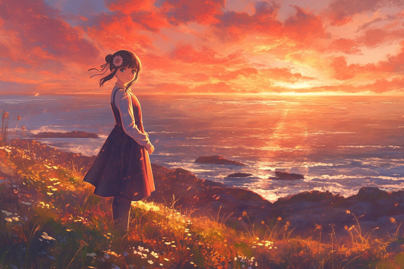 夕暮れのおだんごちゃん🍡✨133 | の人気AIイラスト・グラビア