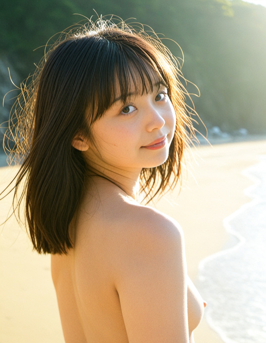 海で美少女ヌード_21