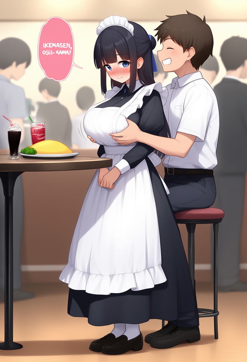 おさわりOKの健全なメイドカフェ
