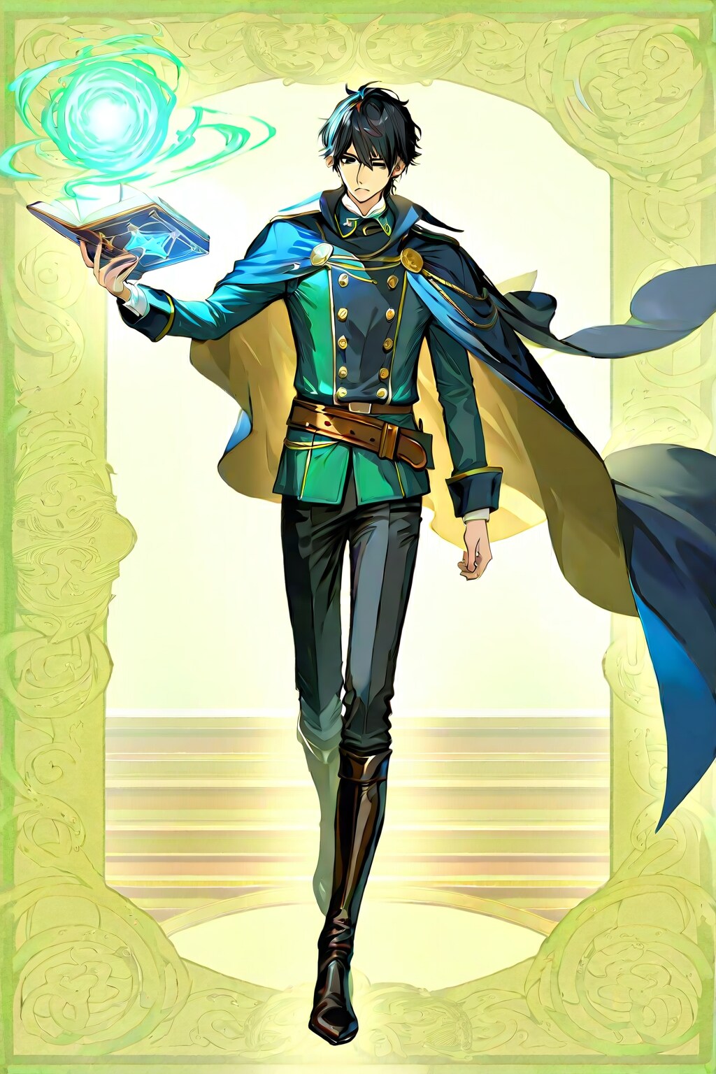 ファンタジーな洞窟地下、大きな男性学者2-3-2-7