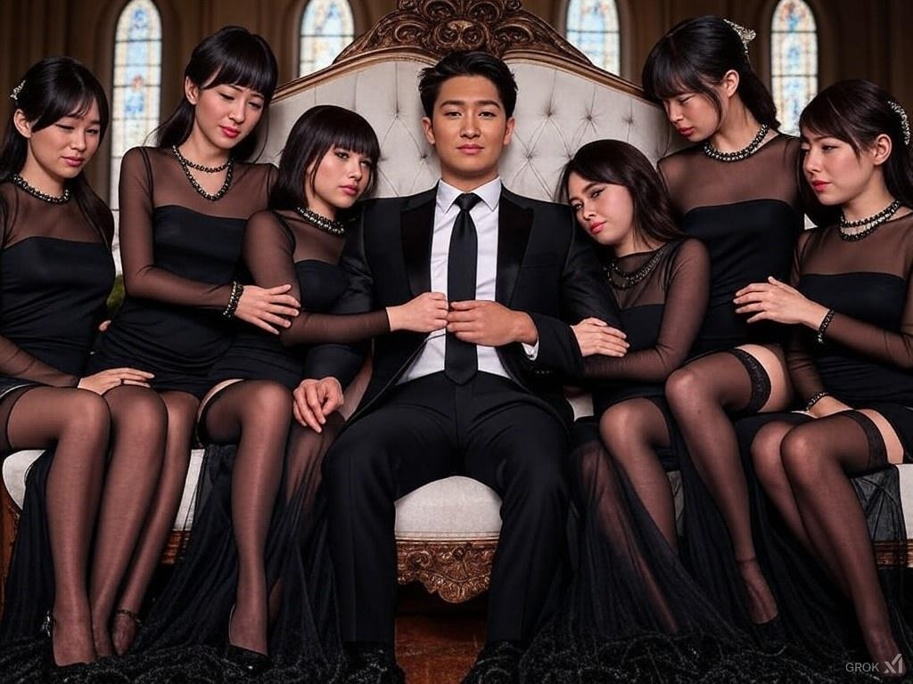 一夫多妻婚　未亡人１