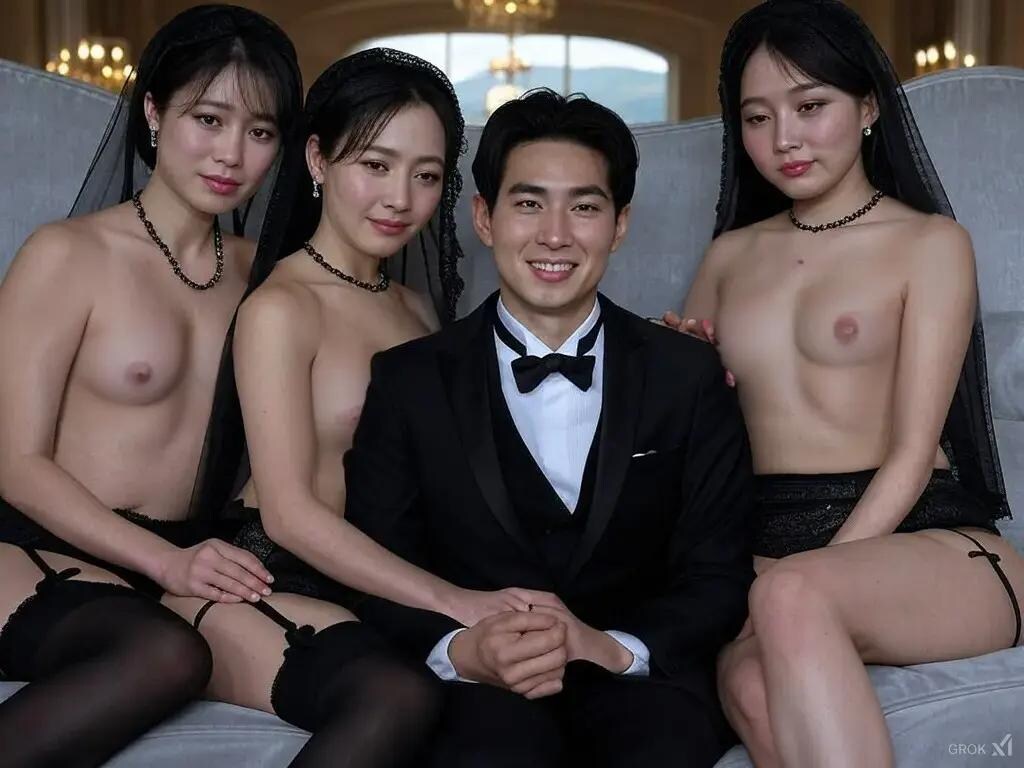 一夫多妻婚　未亡人１