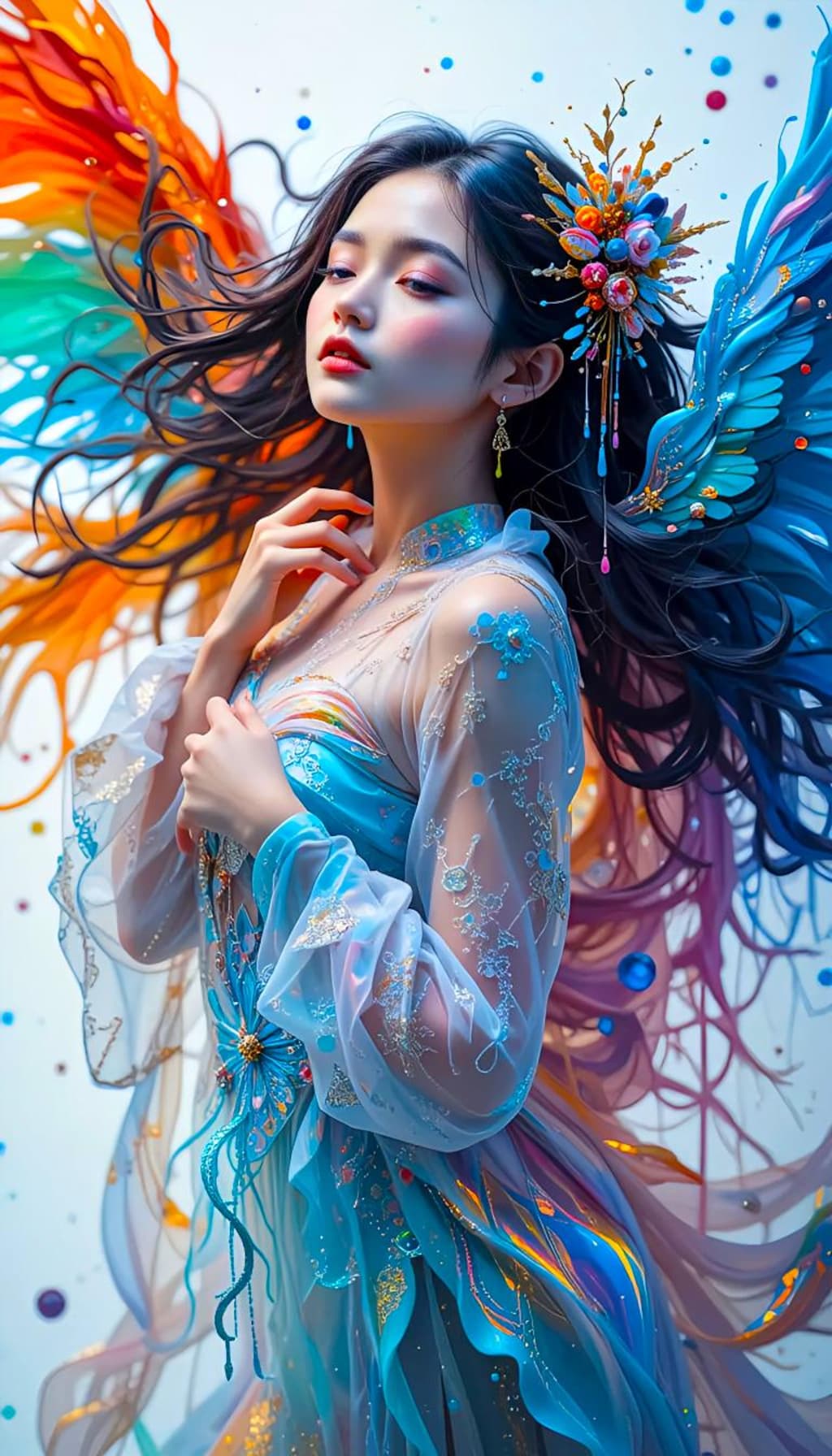 カラフルな天使の君