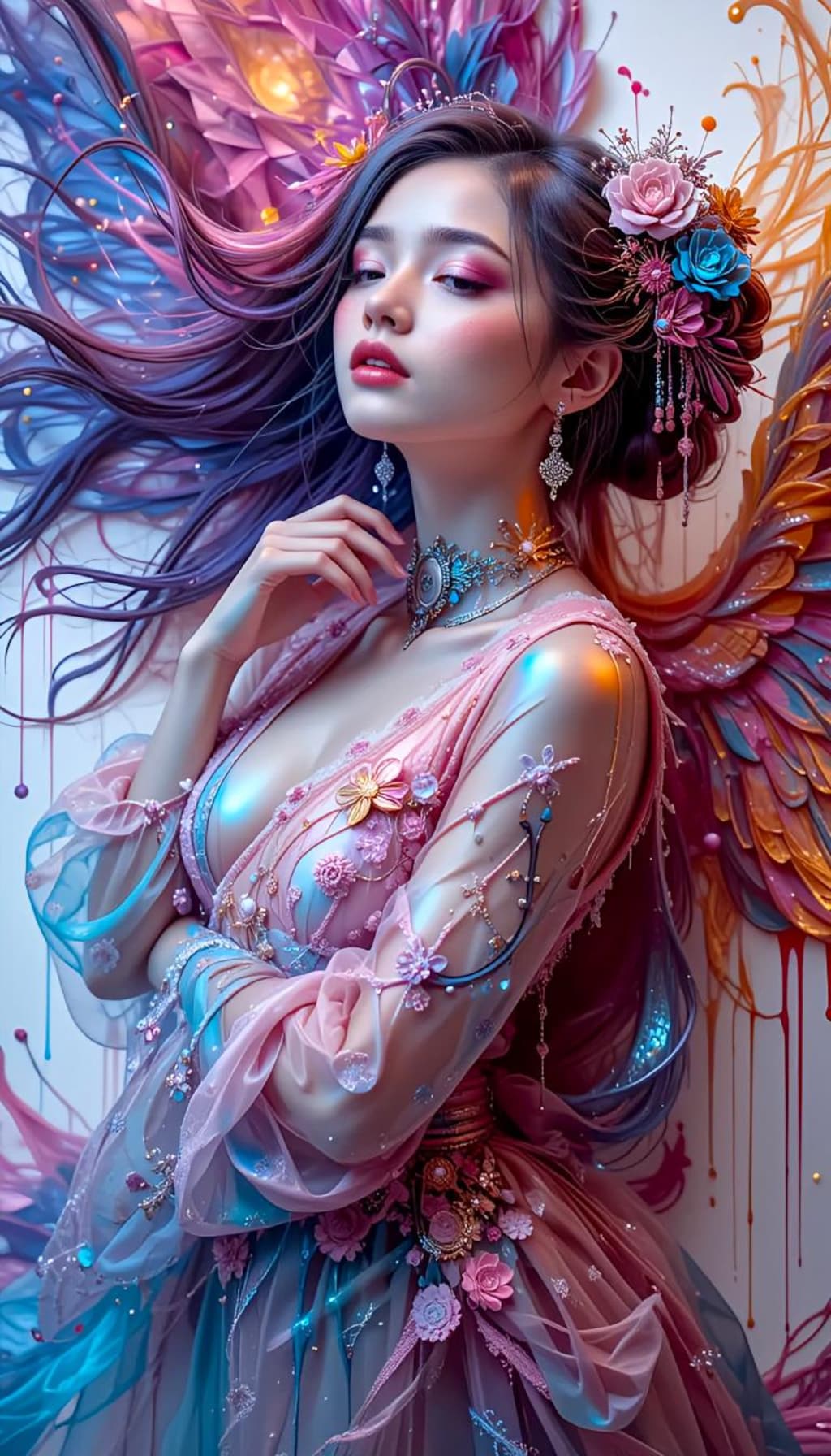 カラフルな天使の君