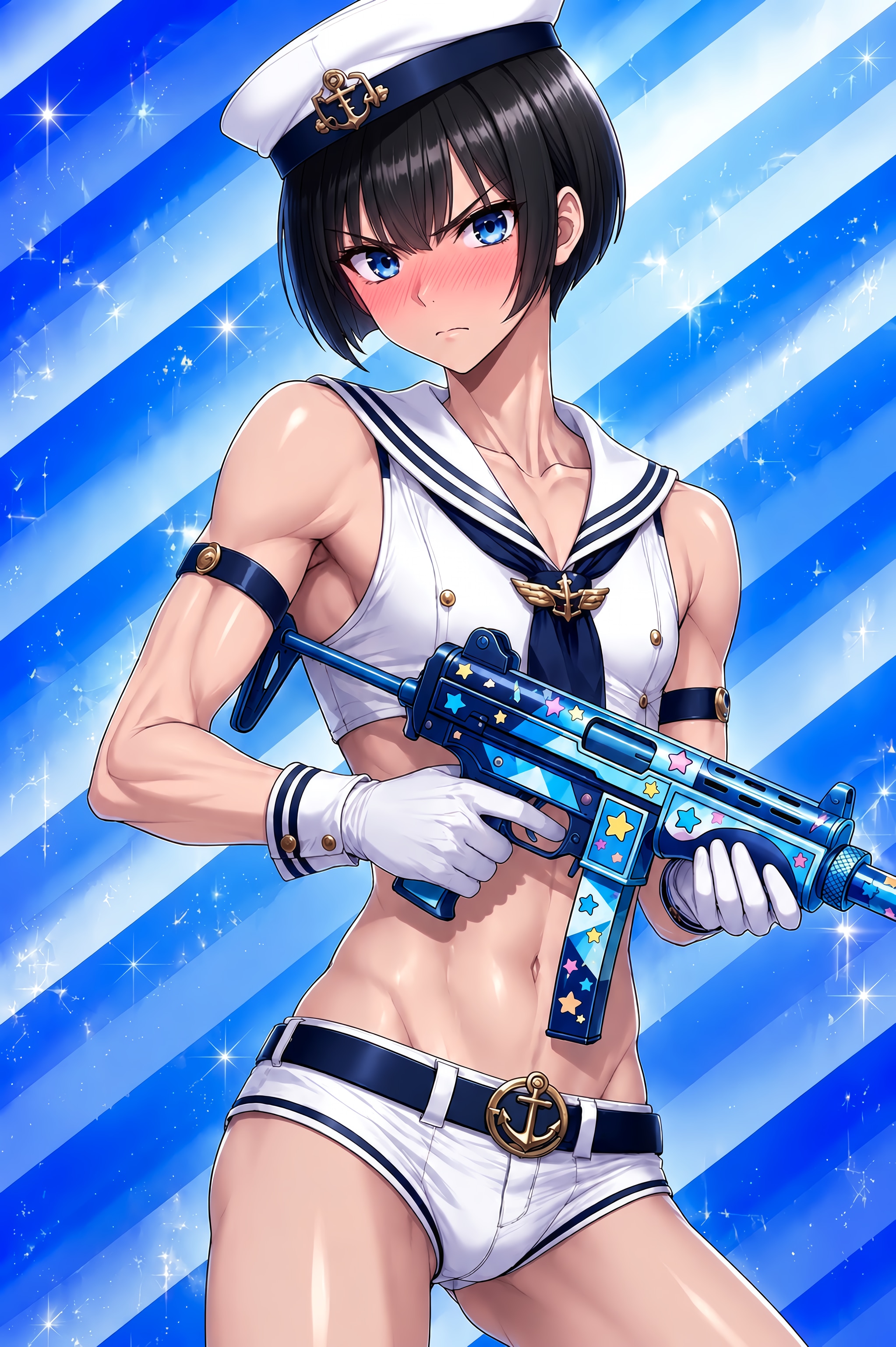 こんな格好で戦えと…！？ | の人気AIイラスト・グラビア