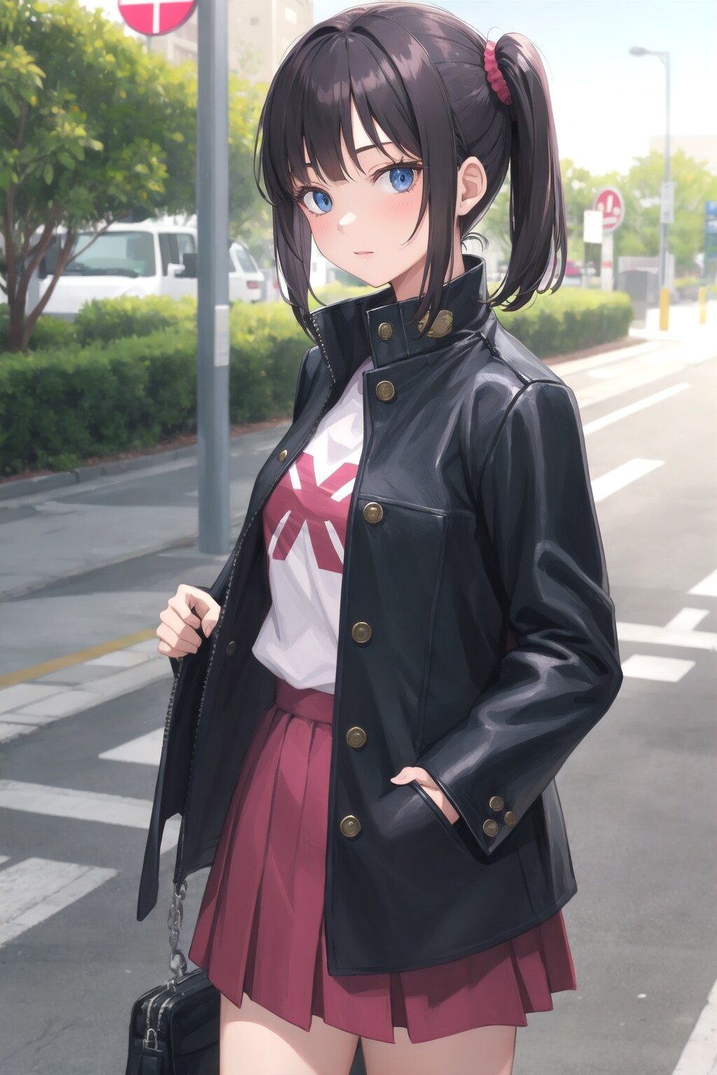 学ランの少女