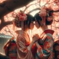 ふたりの着物女子 2枚目