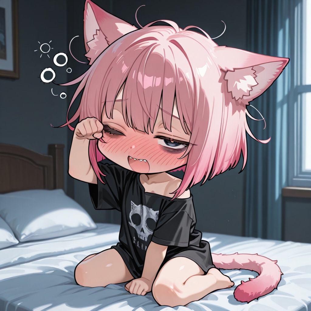 【おまけ】にいちゃん、おはにゃんにゃん…/// | の人気AIイラスト・グラビア