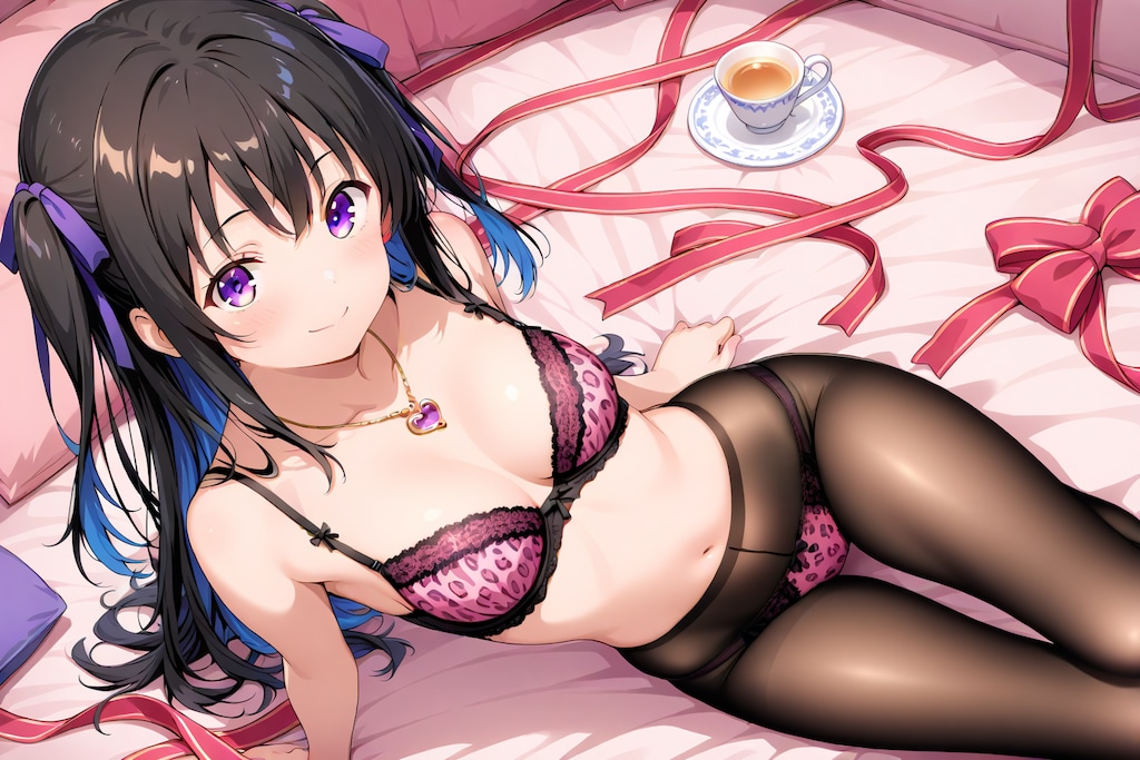 黒ストヒョウ柄ぶらぱん