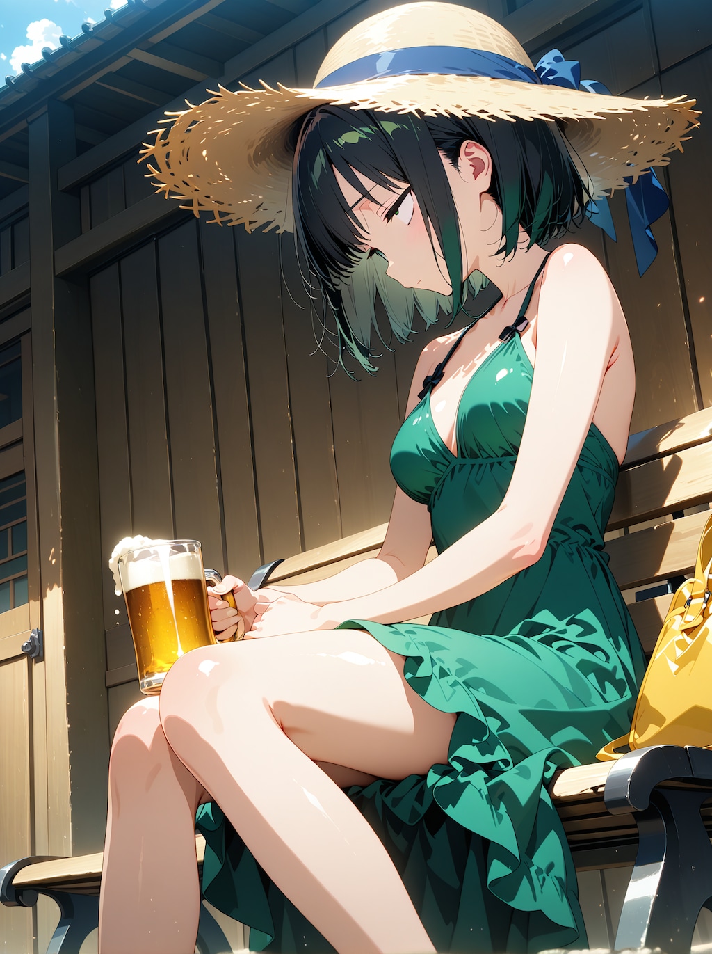 ⑤初めての海の家（想像）