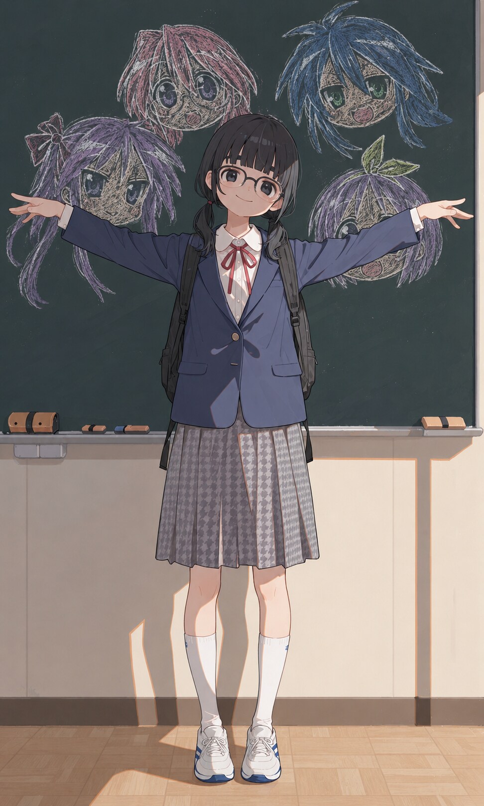 母校のダサ制服 | の人気AIイラスト・グラビア