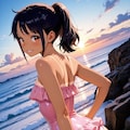 夕暮れ 2枚目